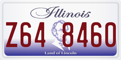 IL license plate Z648460