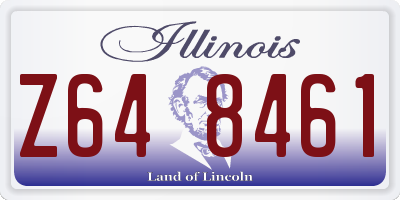 IL license plate Z648461