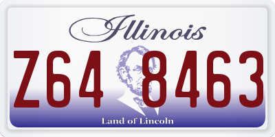 IL license plate Z648463