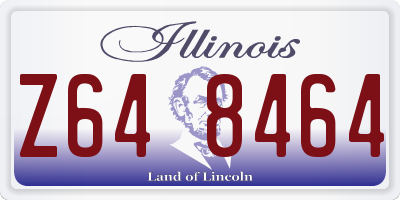 IL license plate Z648464