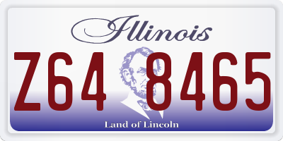 IL license plate Z648465