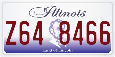 IL license plate Z648466