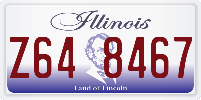 IL license plate Z648467