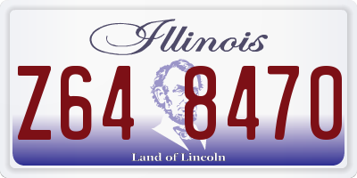 IL license plate Z648470
