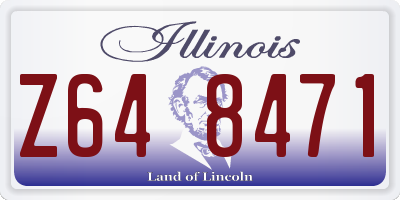 IL license plate Z648471