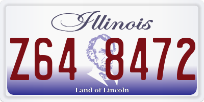 IL license plate Z648472