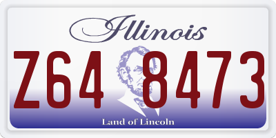 IL license plate Z648473