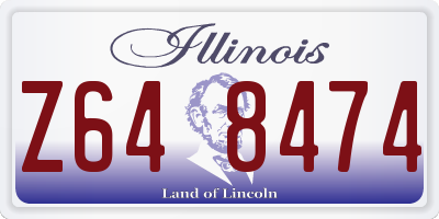 IL license plate Z648474