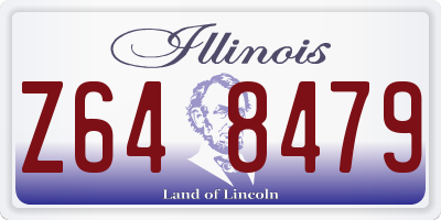 IL license plate Z648479