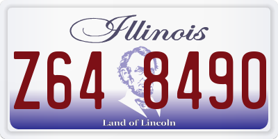 IL license plate Z648490