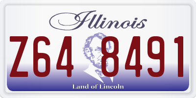 IL license plate Z648491