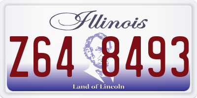 IL license plate Z648493