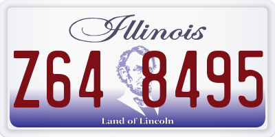 IL license plate Z648495