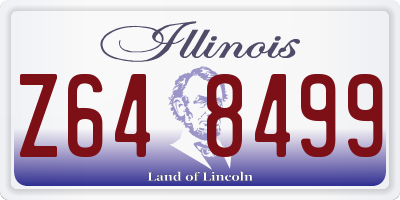 IL license plate Z648499