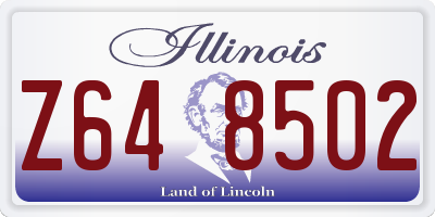 IL license plate Z648502