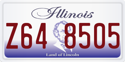 IL license plate Z648505