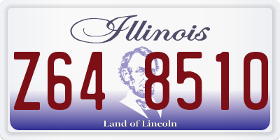 IL license plate Z648510