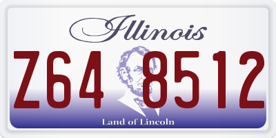 IL license plate Z648512
