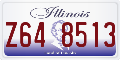 IL license plate Z648513