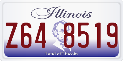 IL license plate Z648519