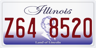 IL license plate Z648520