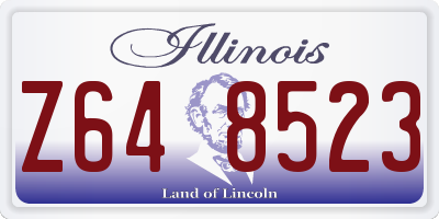 IL license plate Z648523