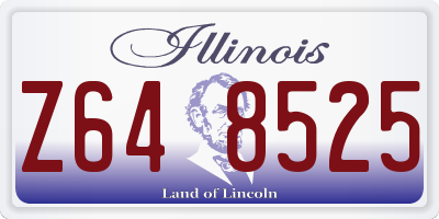 IL license plate Z648525