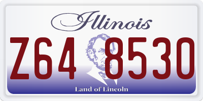 IL license plate Z648530