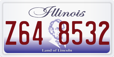 IL license plate Z648532
