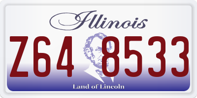 IL license plate Z648533