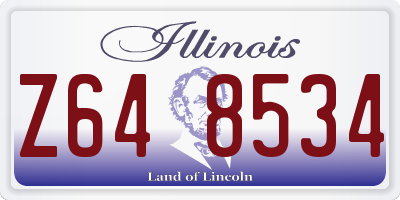 IL license plate Z648534