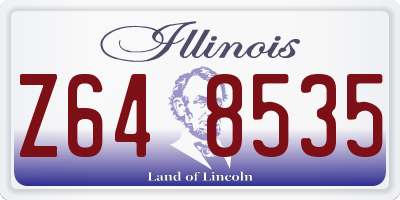 IL license plate Z648535