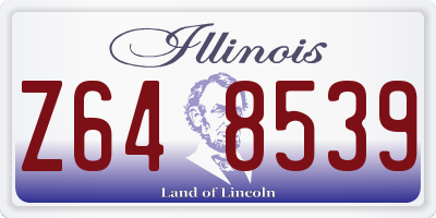 IL license plate Z648539