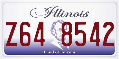 IL license plate Z648542