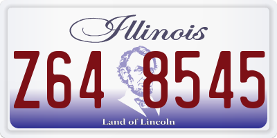 IL license plate Z648545