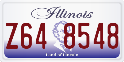 IL license plate Z648548