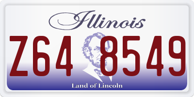 IL license plate Z648549