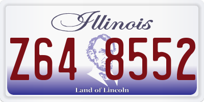 IL license plate Z648552