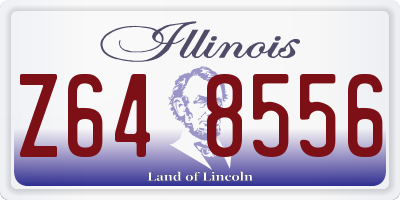 IL license plate Z648556