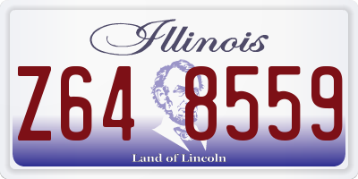 IL license plate Z648559