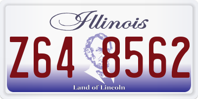 IL license plate Z648562