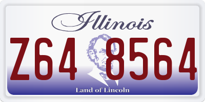 IL license plate Z648564