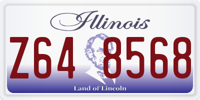 IL license plate Z648568