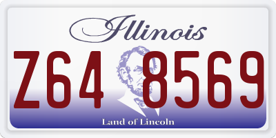 IL license plate Z648569