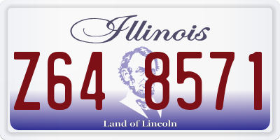 IL license plate Z648571