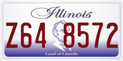IL license plate Z648572