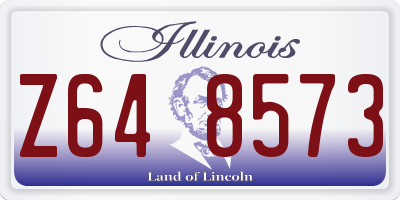IL license plate Z648573