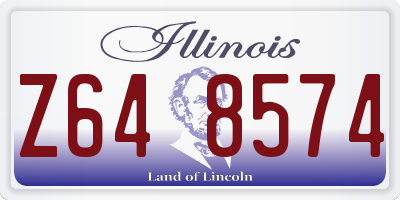 IL license plate Z648574