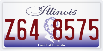IL license plate Z648575