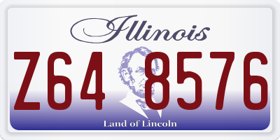 IL license plate Z648576